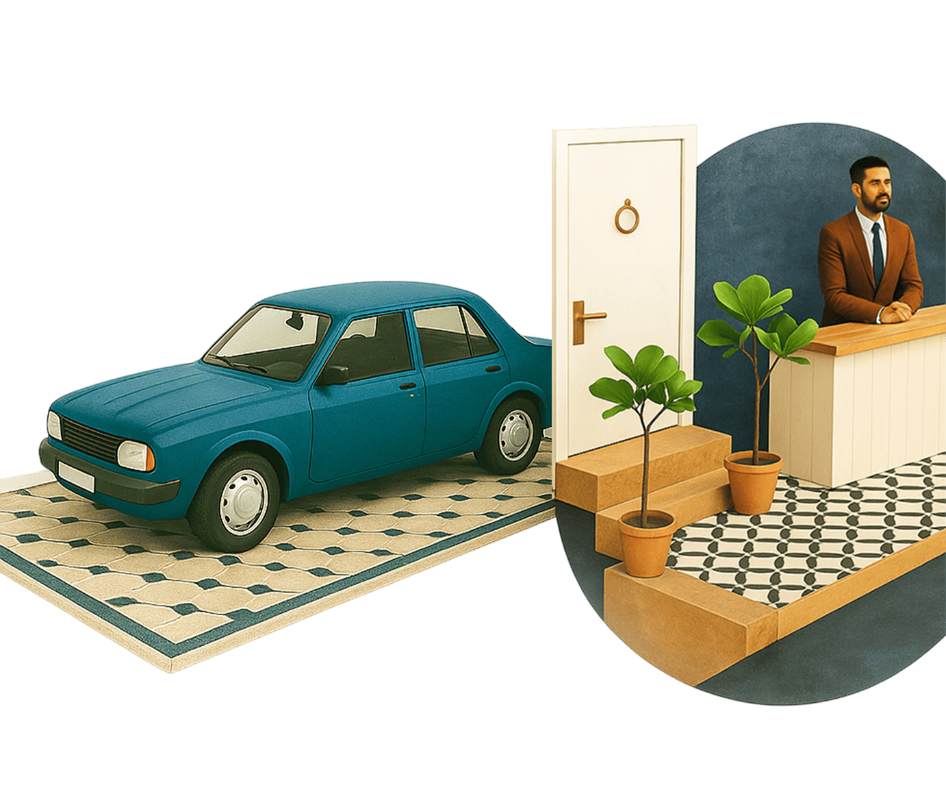 Corporate Travel Illustration