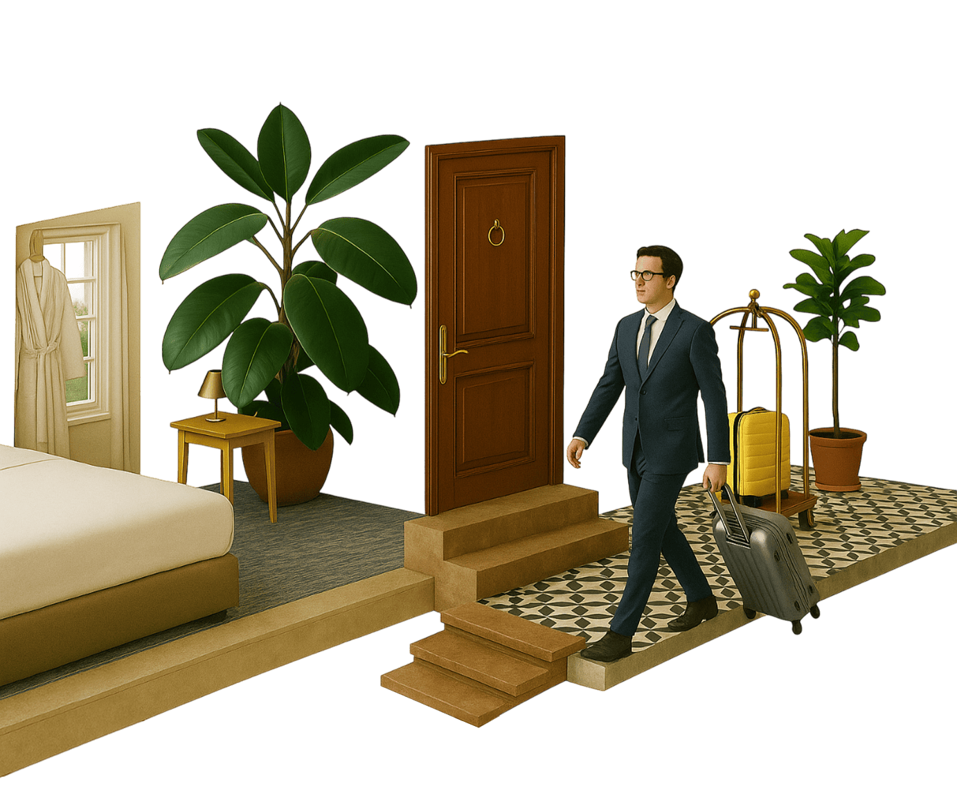 Travel Features Illustration